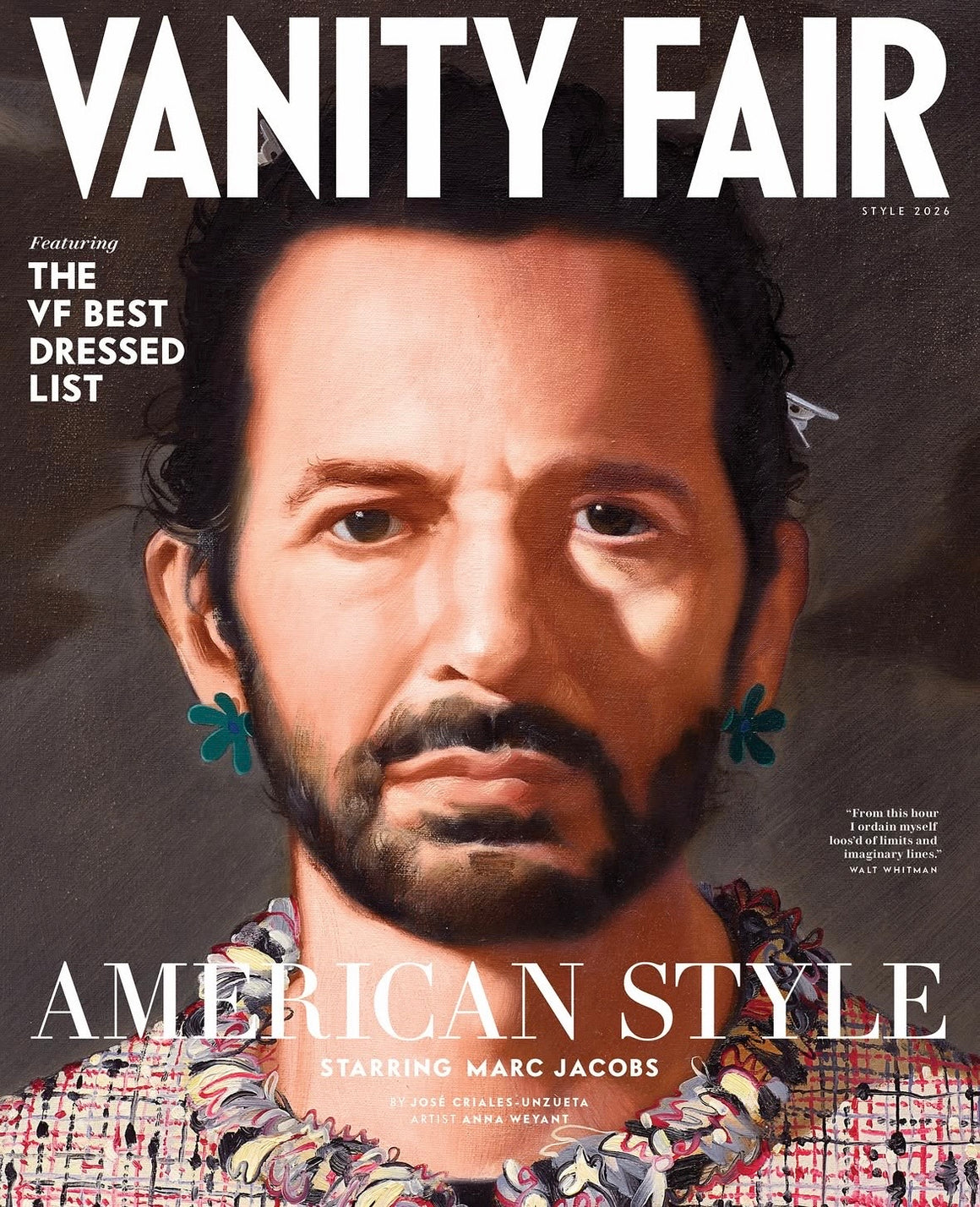 Vanity Fair USA Magazine Style 2026: Marc Jacobs
