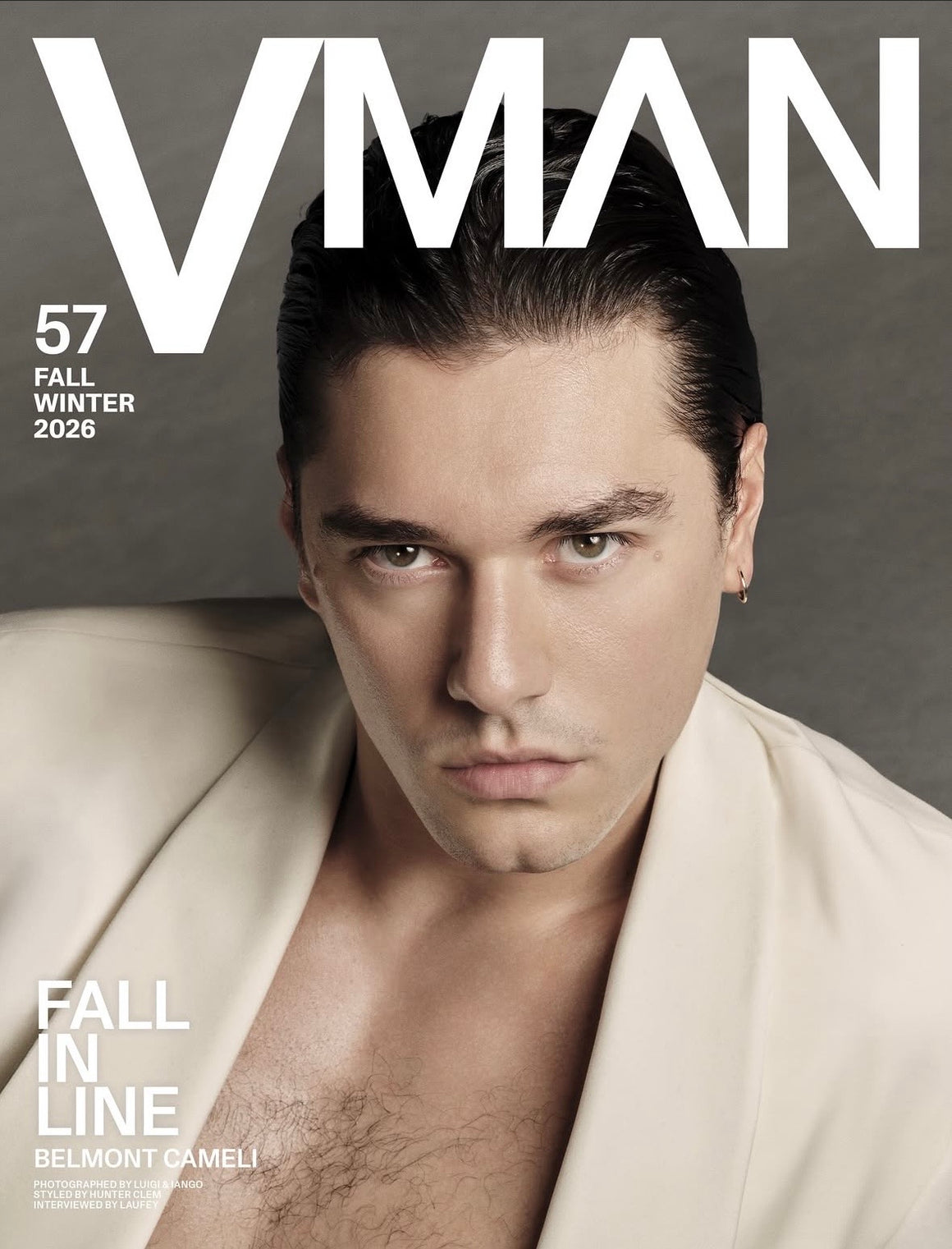 V MAN MAGAZINE - ISSUE #57 - Autumn/Winter 2026 - Belmont Cameli