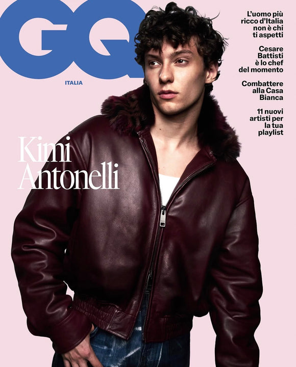 GQ Italia Magazine September 2026 Kimi Antonelli Cover 2 (Pre-Order)