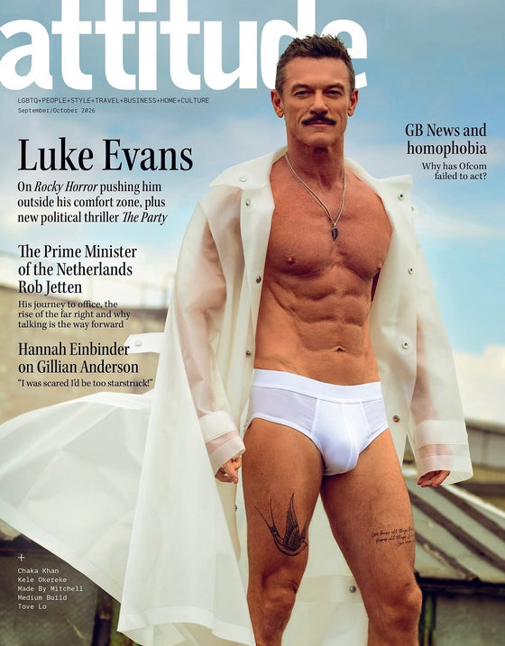 Attitude Magazine September/October 2026 - Luke Evans