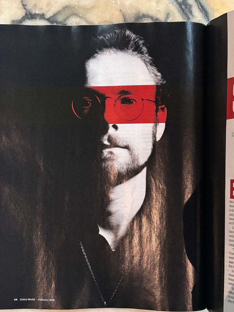 Guitar World Magazine Vol47 NO2 - MEGADETH - February 2026, King Crimson, Jonas Brothers Kevin Jonas