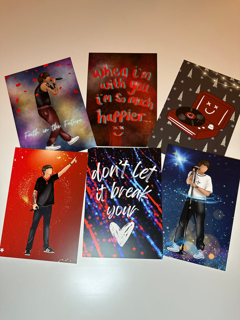 Louis Fan Art - 6 Postcard Set