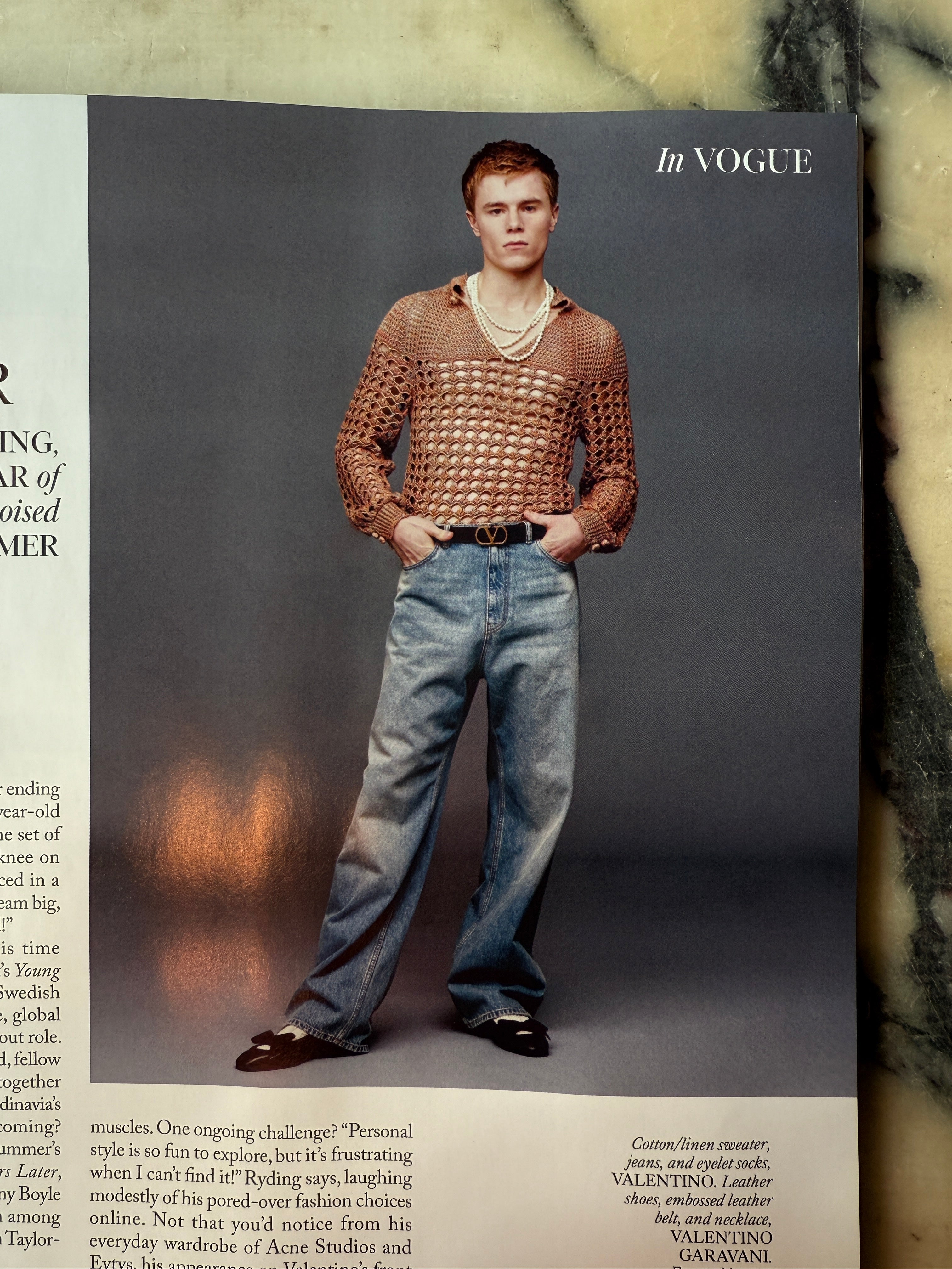 BRITISH Vogue UK Magazine June 2025 EDVIN RYDING