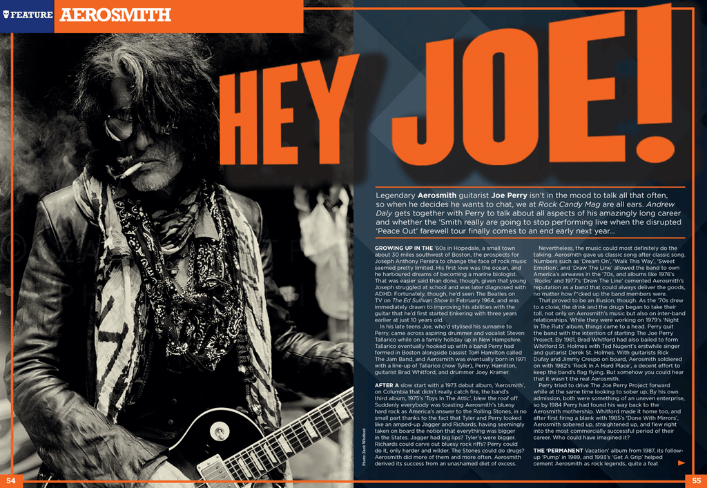 ROCK CANDY #45 August-September 2024 Joe Perry Aerosmith