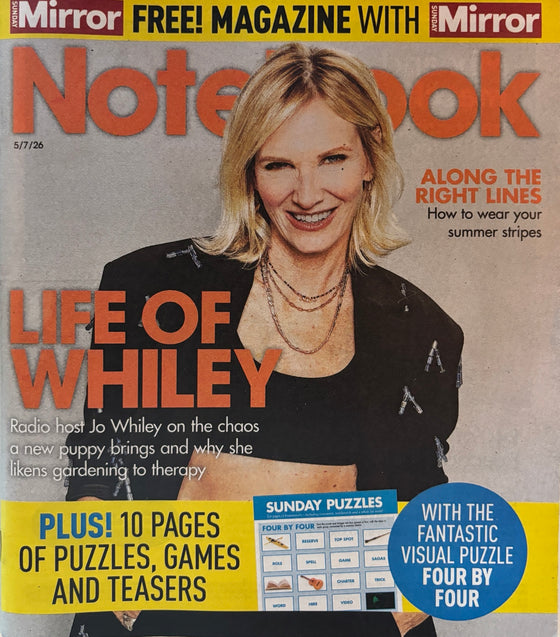 NOTEBOOK Magazine 5 July 2026 Jo Whiley