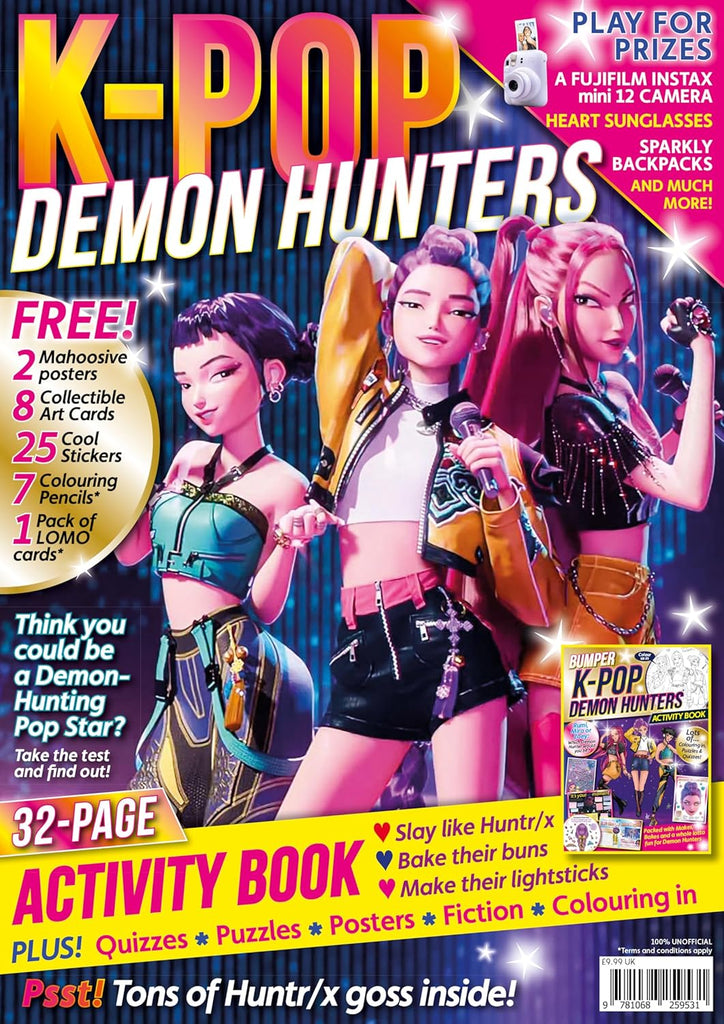 K-Pop Demon Hunters Magazine + Activity Book + Free Gifts