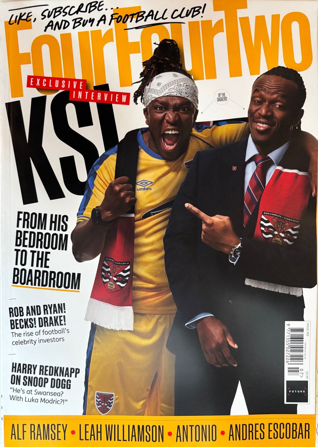 FourFourTwo Magazine Issue 393 - KSI - Leah Williamson