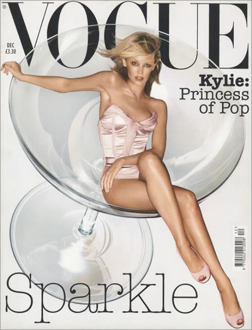 Kylie Minogue Vogue - December 2003 UK magazine