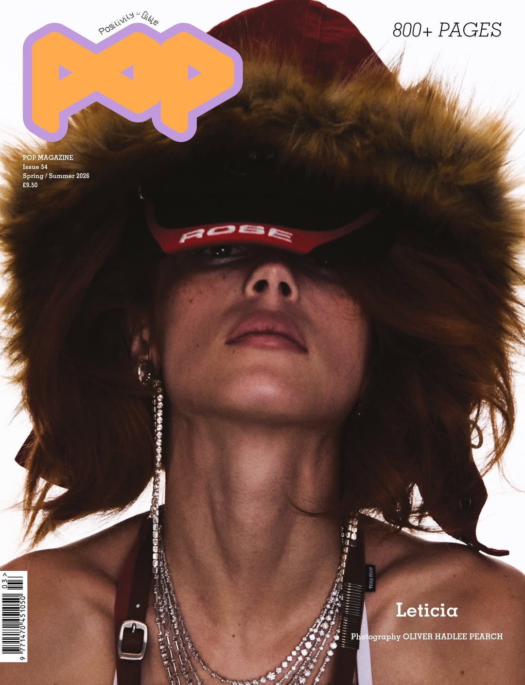 POP Magazine Issue 54 - Spring Summer 2026 - Leticia Cover 1