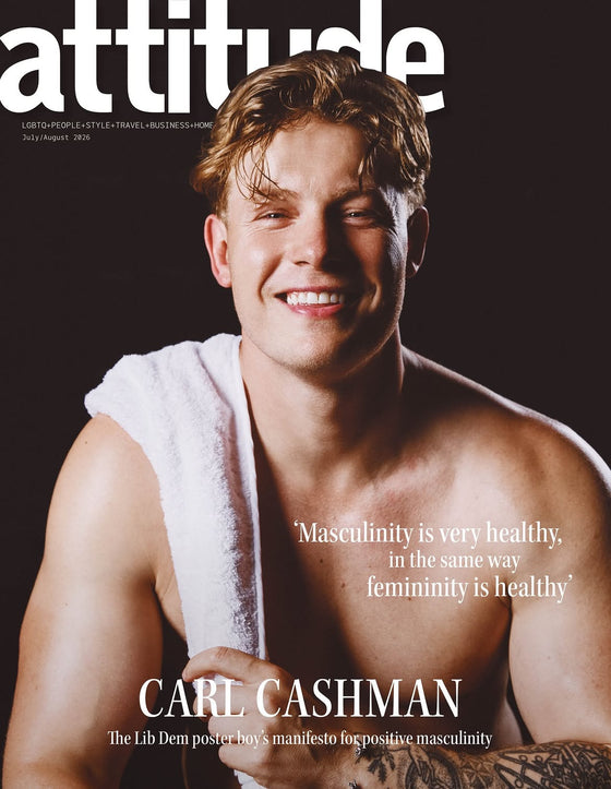 Attitude Magazine July August 2026 Carl Cashman