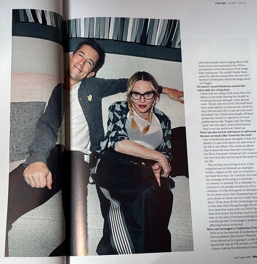 Attitude Magazine July August 2026 - Madonna and Me - Stuart Price