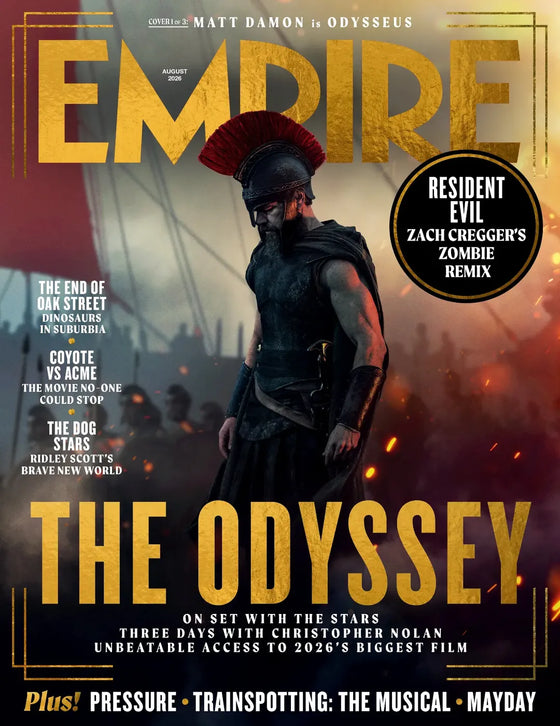 Empire Magazine August 2026 The Odyssey Matt Damon Cover