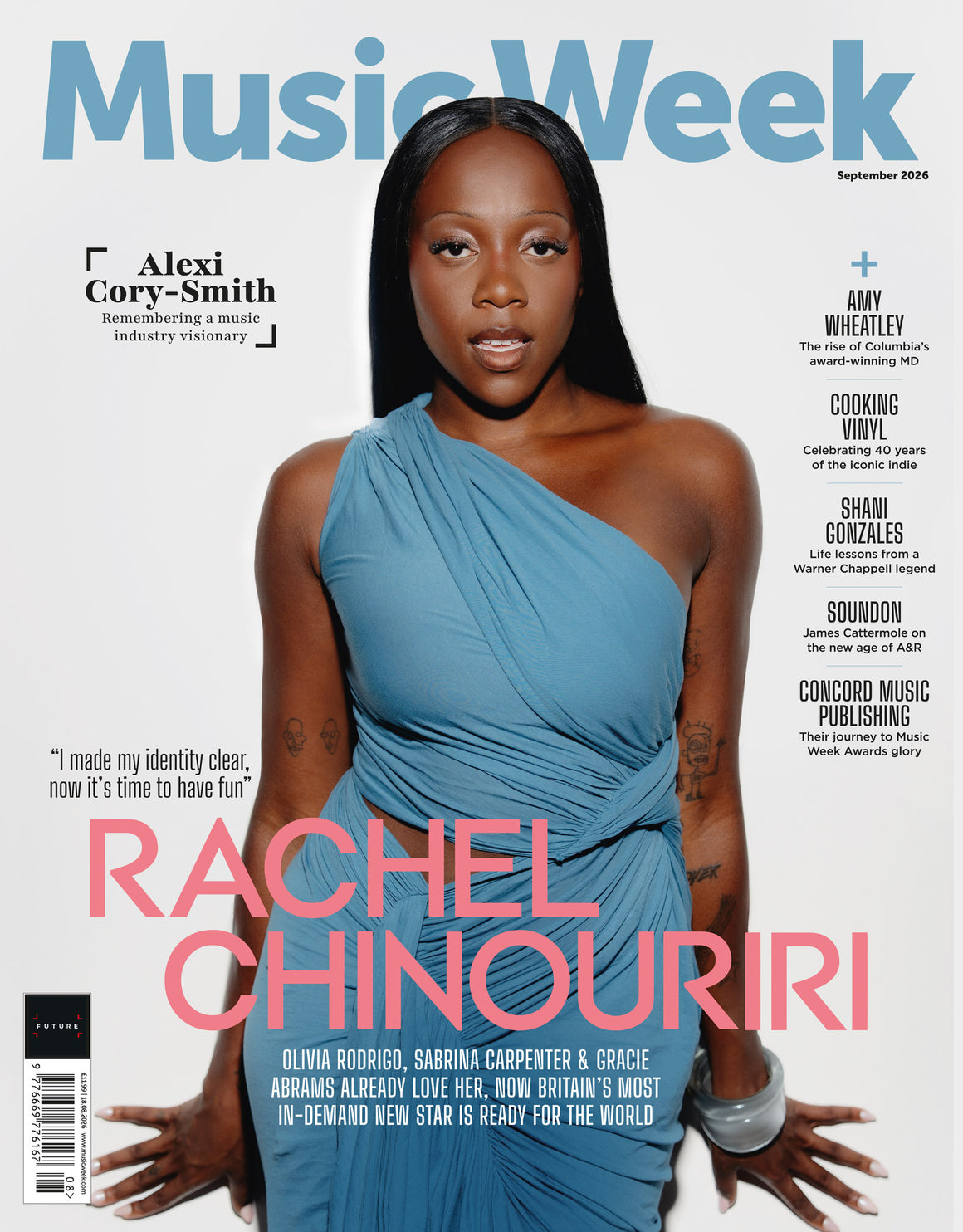 Music Week Magazine - September 2026 - Rachel Chinouriri (Pre-Order)