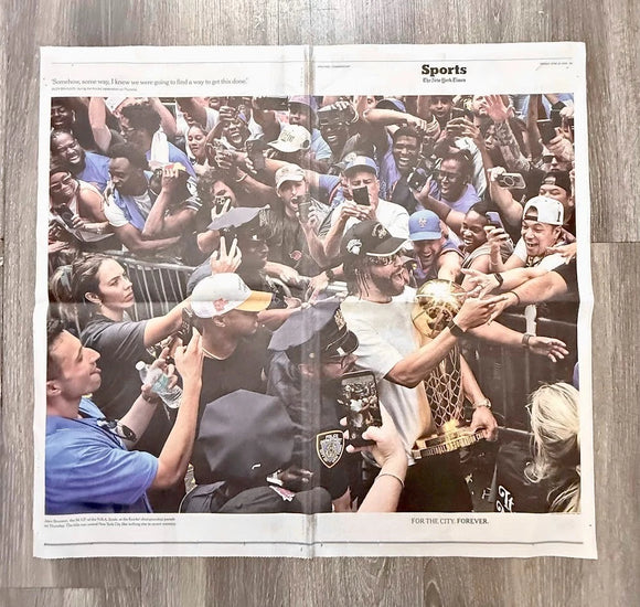 THE NEW YORK TIMES- NEW YORK KNICK PARADE SPECIAL - FRIDAY 19, 2026