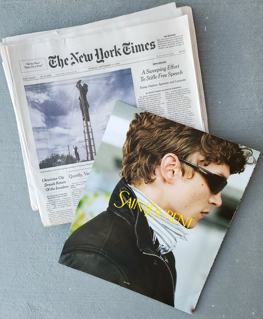 The New York Times Style Magazine September 13 2026 - Connor Storrie Saint Laurent