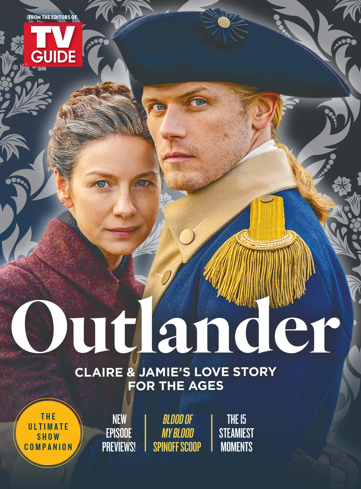 OUTLANDER - SAM HEUGHAN - CAITRIONA BALFE TV GUIDE MAG - DEC 9 2024 ...