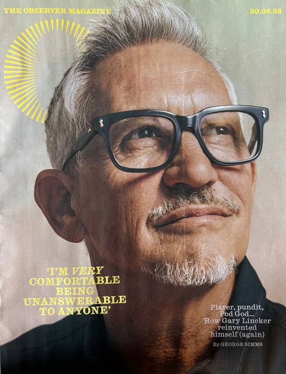 Observer Magazine 30 August 2026 - Gary Lineke