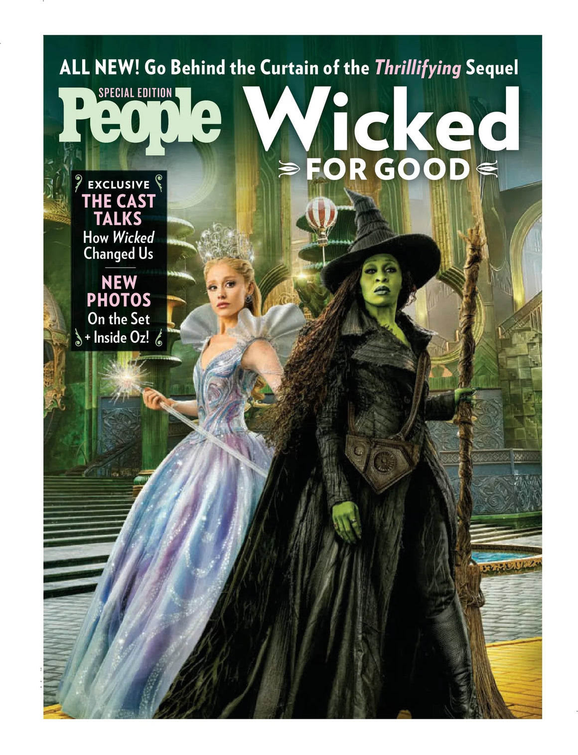 People Magazine Special Edition Wicked For Good The Movie Musical 2025 - Ariana Grande, Cynthia Erivo