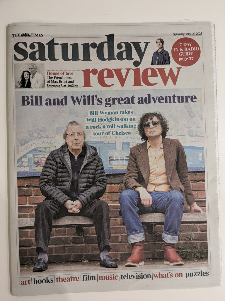 Times Saturday Review 20/05/23 Bill Wyman Rolling Stones Cover Interview