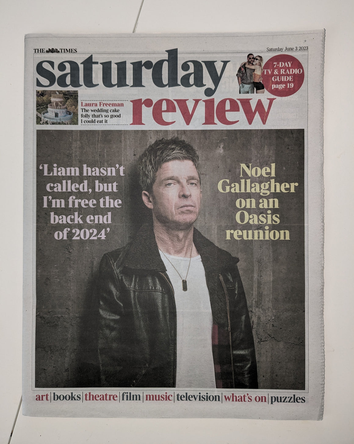 TIMES REVIEW 03/06/2023 NOEL GALLAGHER Oasis The Bee Gees