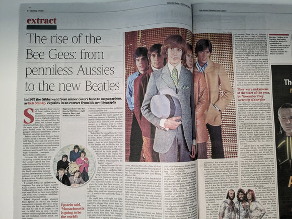 TIMES REVIEW 03/06/2023 NOEL GALLAGHER Oasis The Bee Gees