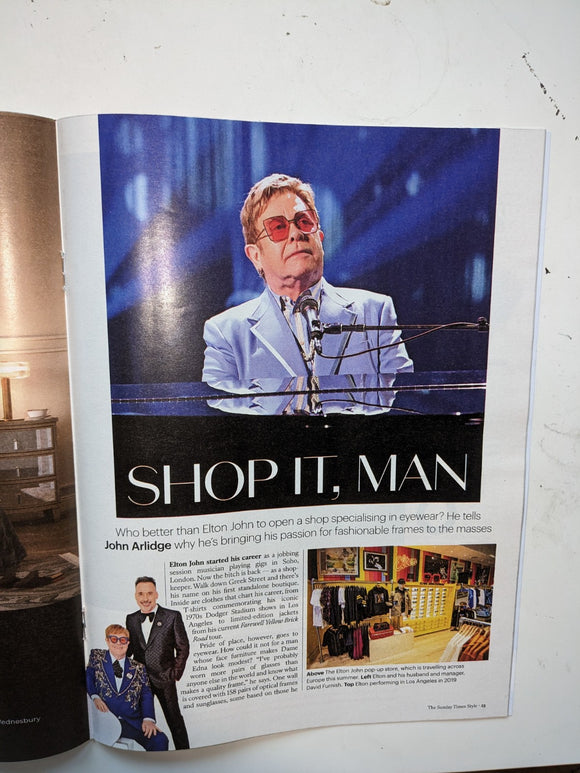 UK STYLE Magazine June 2023: KIM CATTRALL COVER FEATURE Elton John