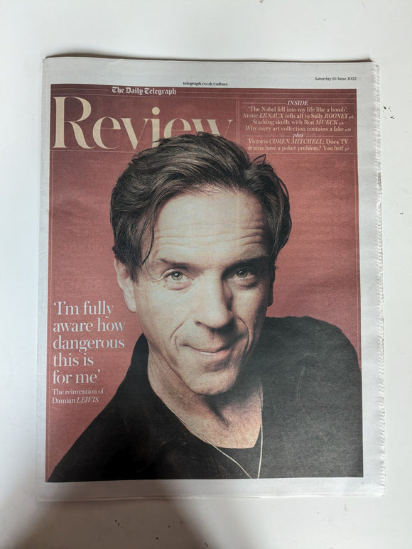 TELEGRAPH REVIEW 10/06/2023 DAMIAN LEWIS COVER FEATURE Nick Drake Robert Carlyle