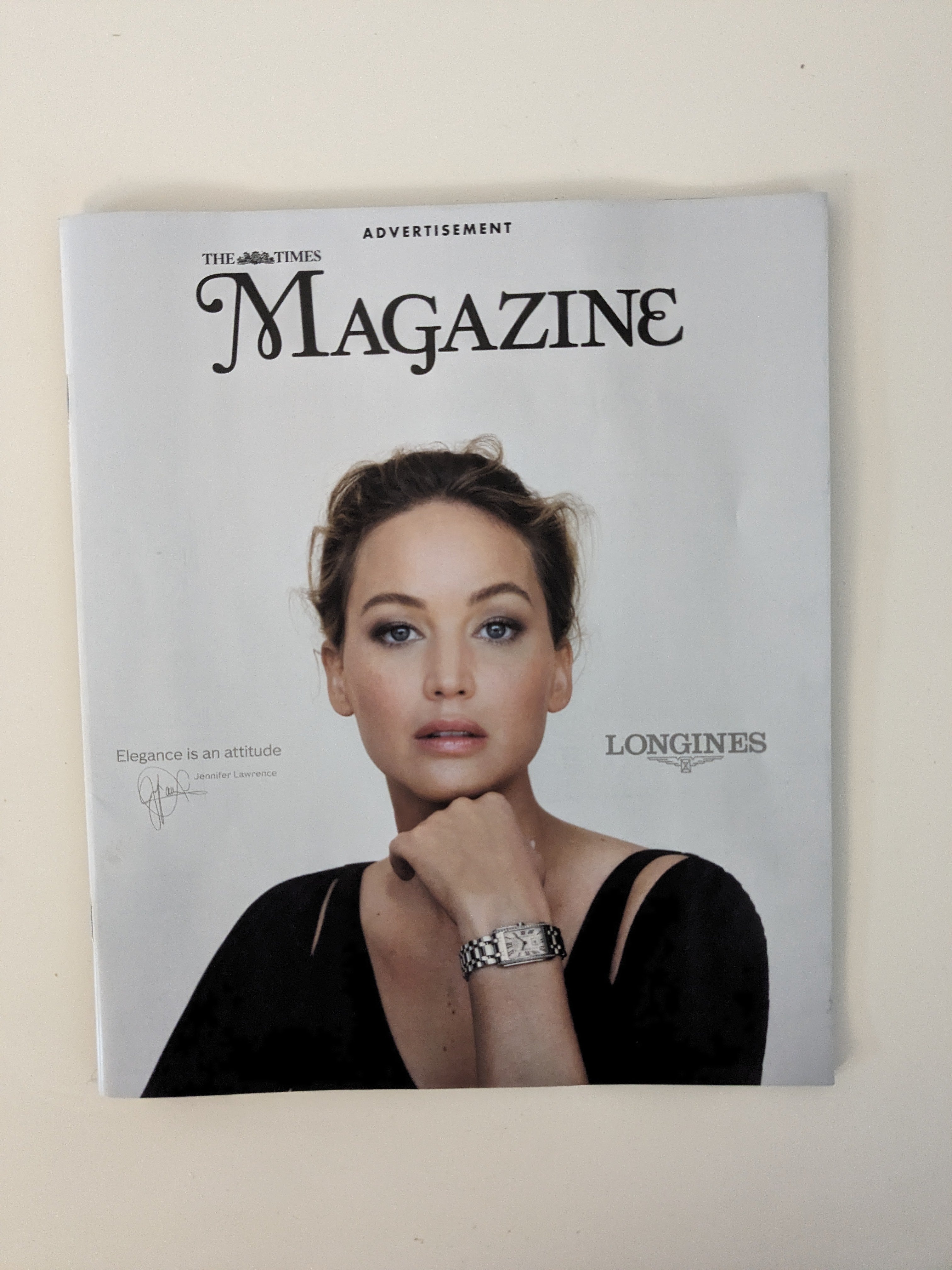 Recent Magazines Pages Jennifer Lawrence Magazine Cover