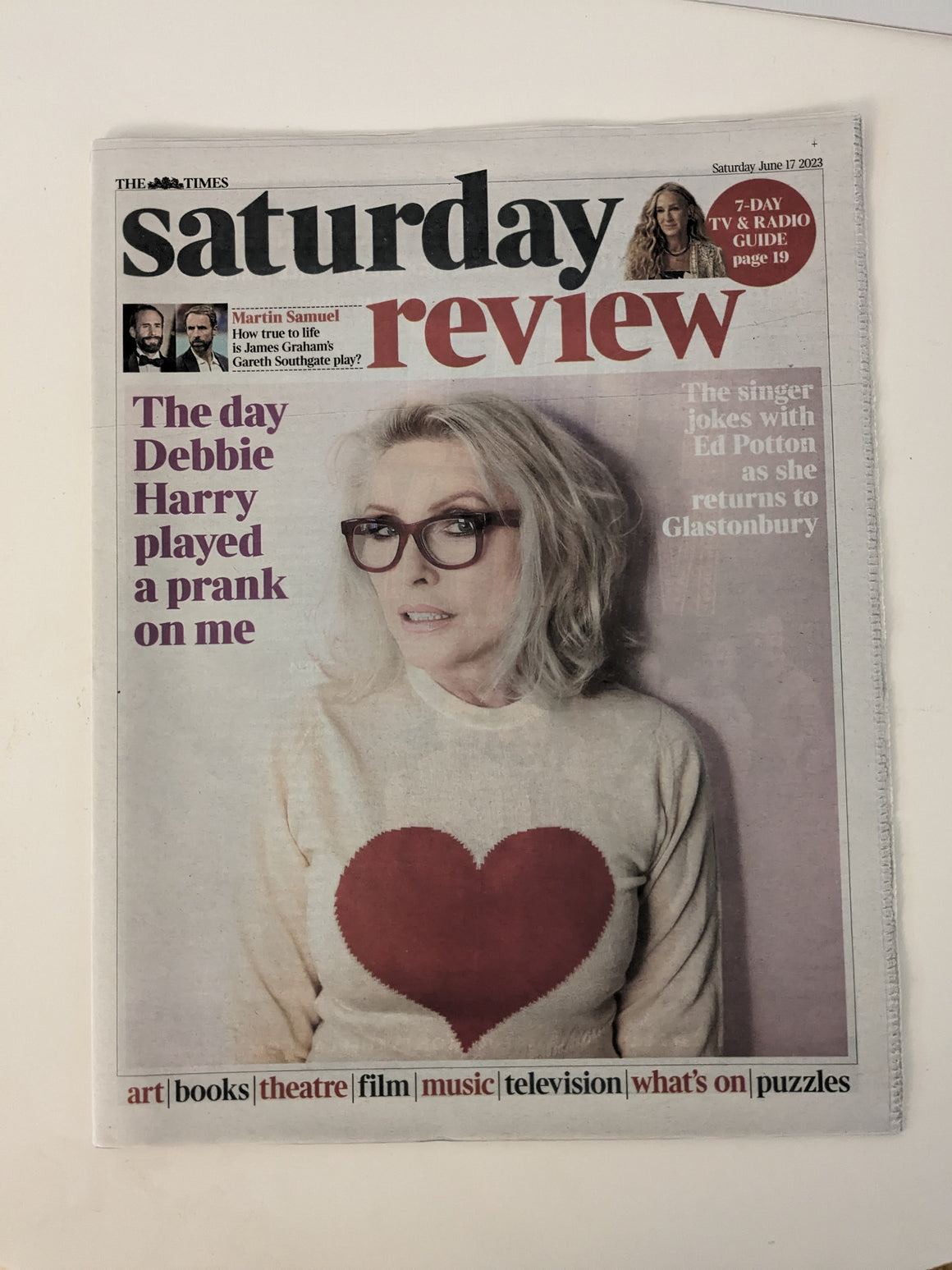 TIMES REVIEW 17/06/2023 DEBBIE HARRY COVER FEATURE Blondie Paul McCartney