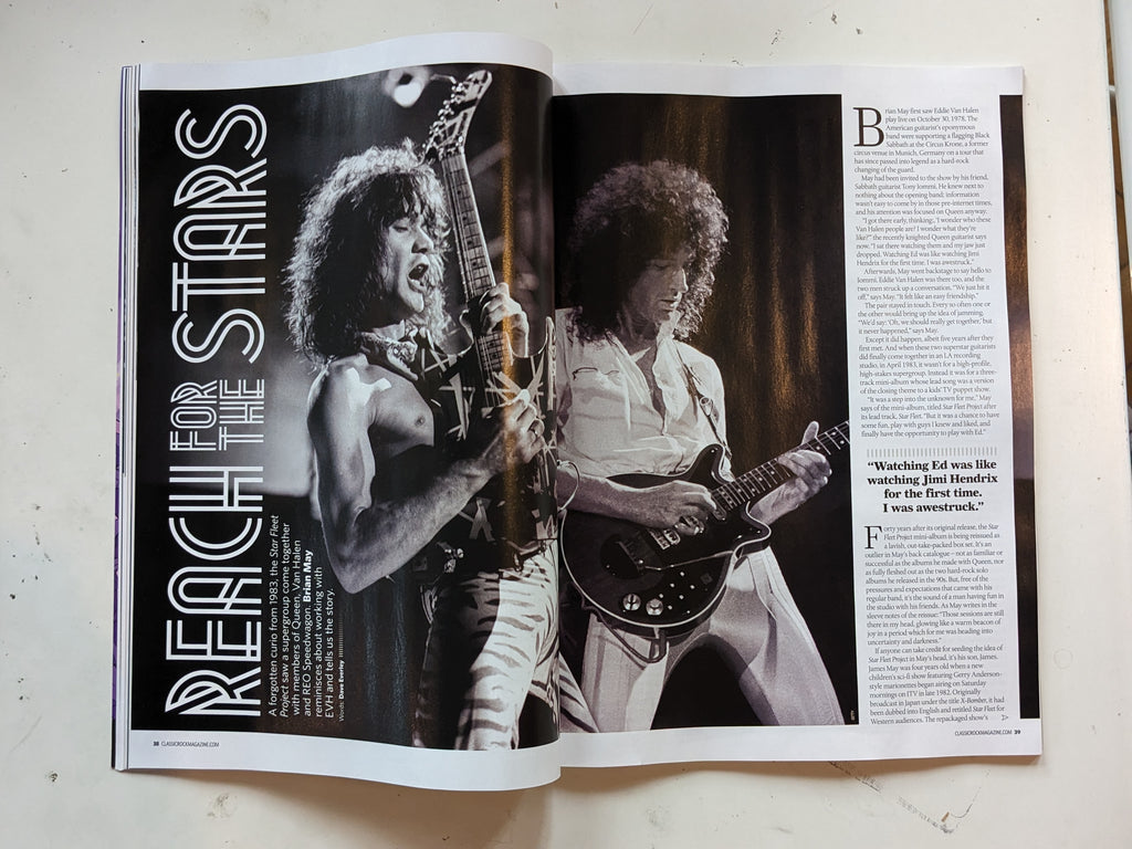 Classic Rock magazine August 2023 Queen Freddie Mercury Brian May Eddie Van Halen