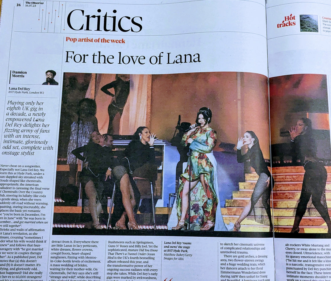 OBSERVER NEW REVIEW 16/07/2023 Lana Del Rey Live Review