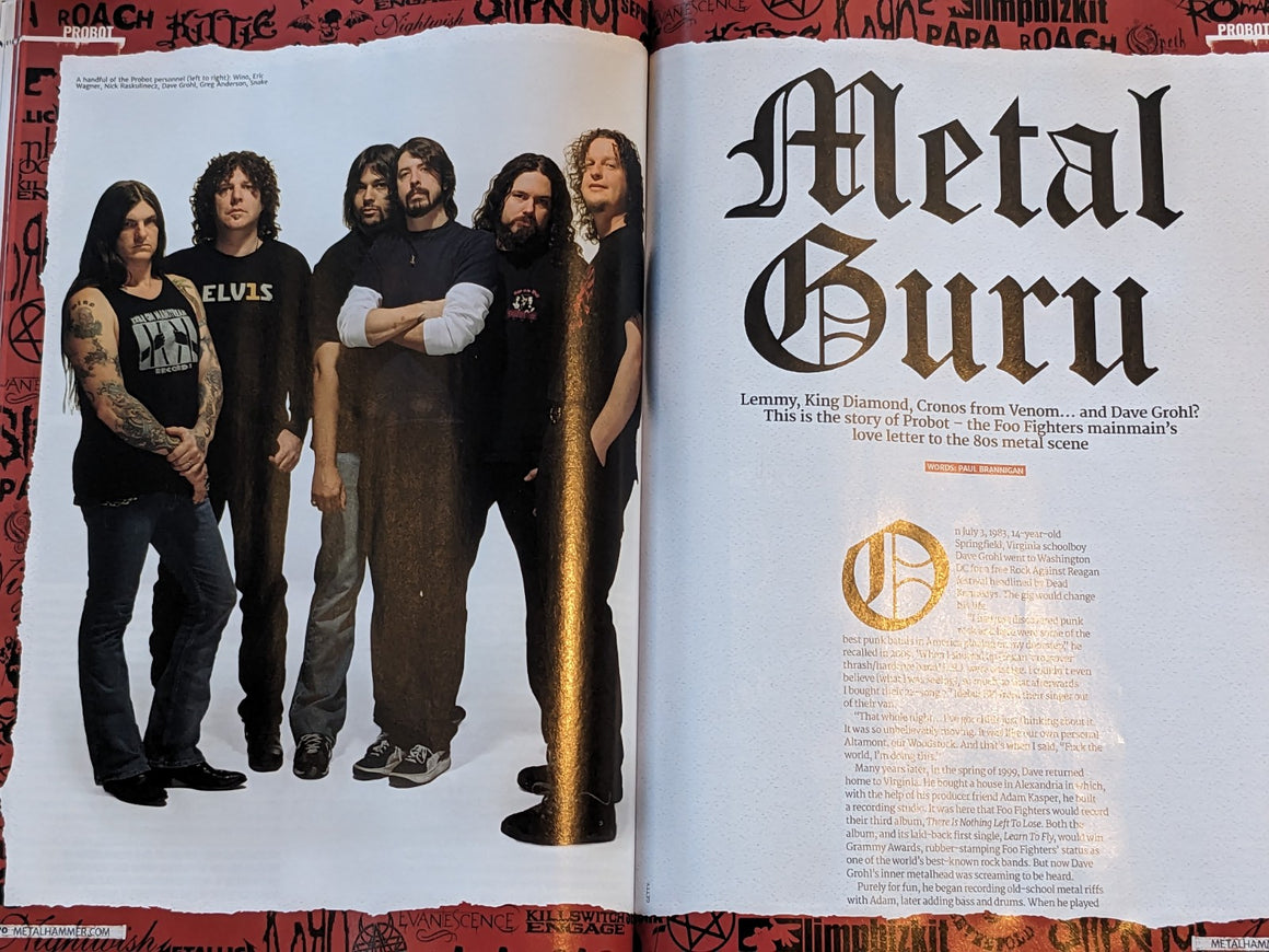 METAL HAMMER Magazine #377 DAVE GROHL Probot Feature