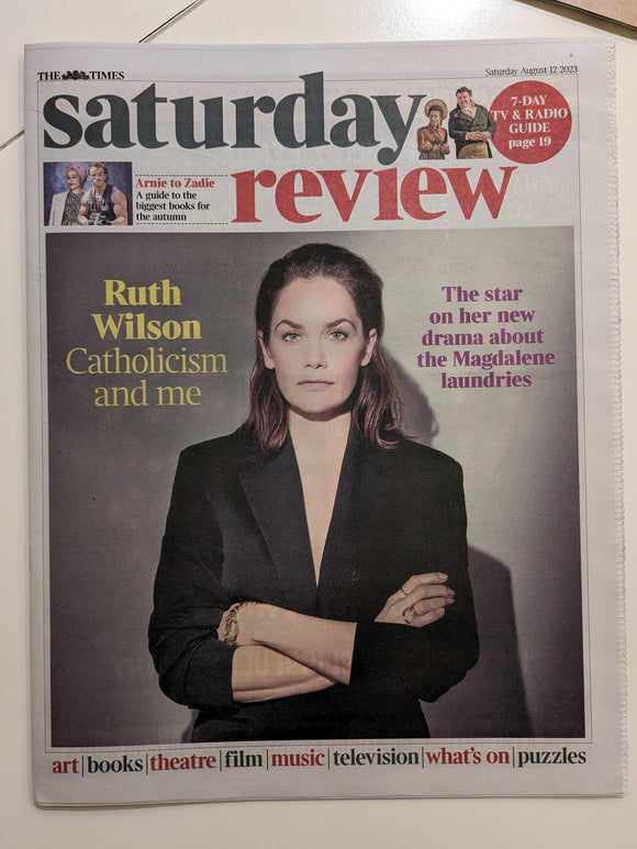TIMES REVIEW 12/08/2023 Ruth Wilson Cover Interview