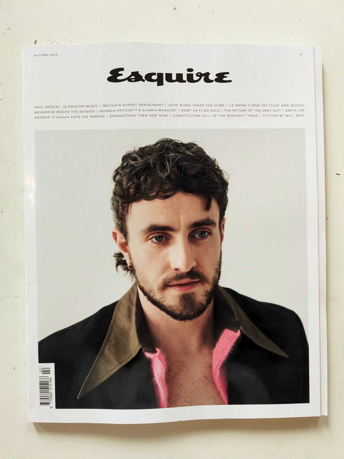 British Esquire magazine Autumn 2023 Paul Mescal