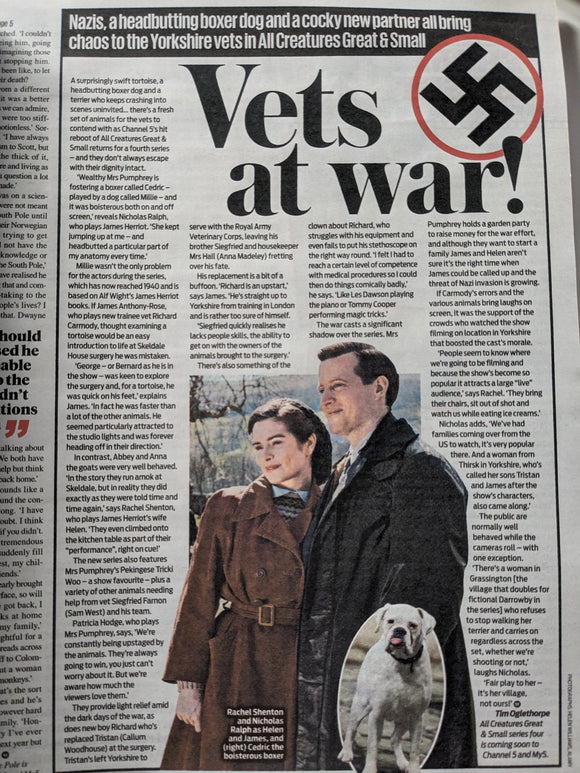 WEEKEND Mag 23/09/2023 ROGER ALLAM Rachel Shenton Nicholas Ralph All Creatures