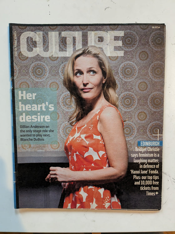 CULTURE Magazine 06/07/2014 Gillian Anderson