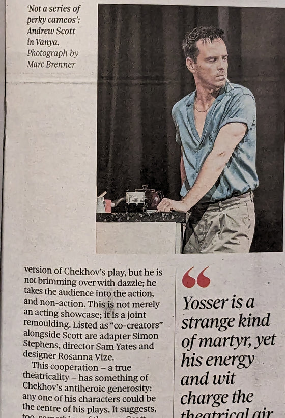 OBSERVER NEW REVIEW 01/10/2023 MIKE SKINNER The Streets Andrew Scott