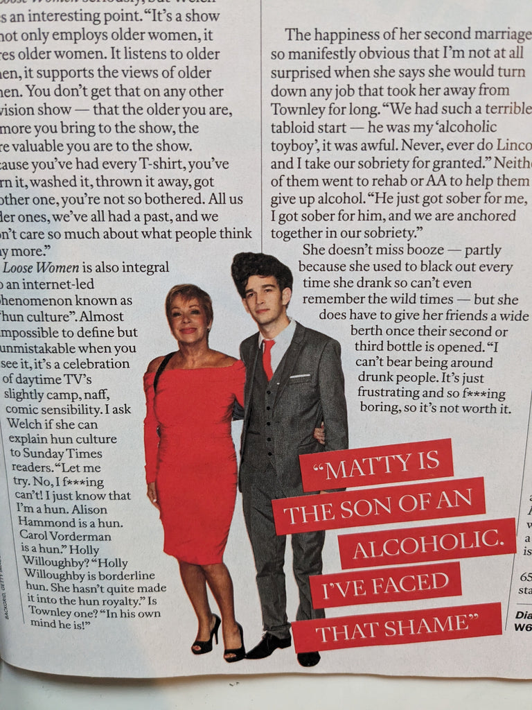 SUNDAY TIMES Magazine 09/07/2023 MATTY HEALY The 1975 Denise Welch