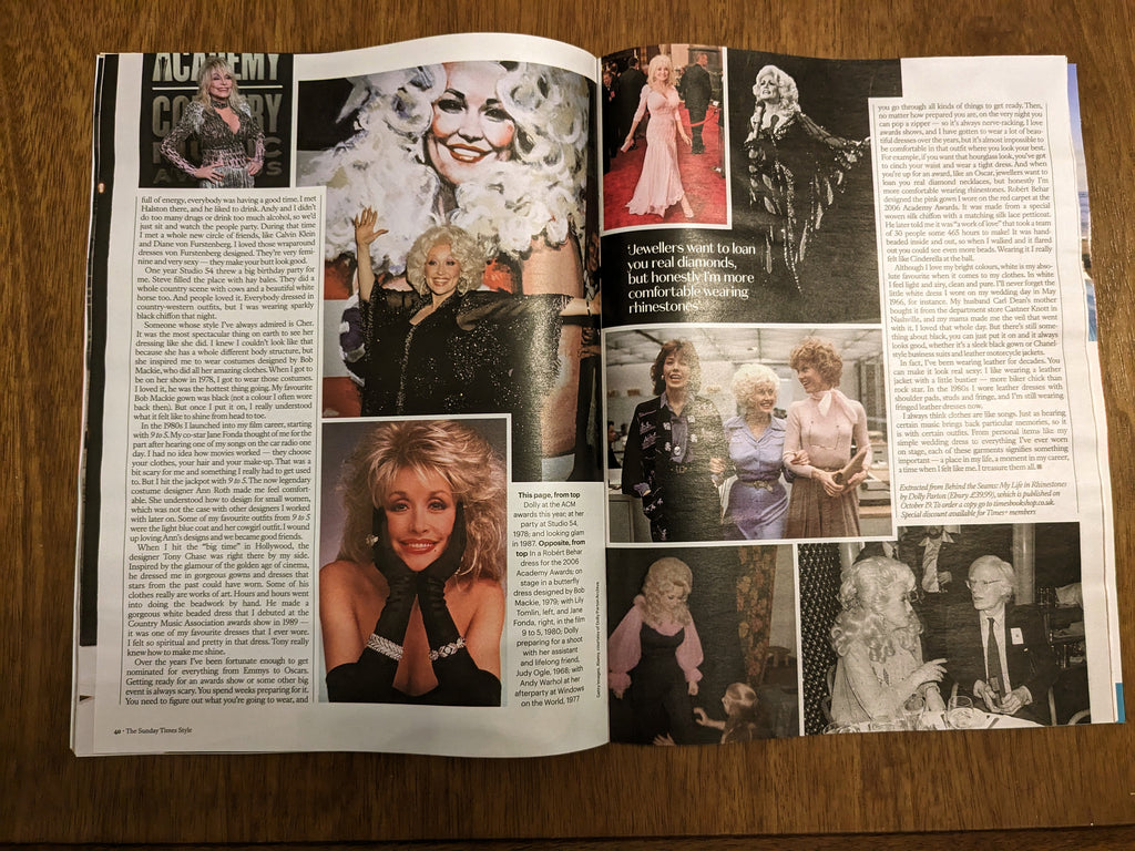 Style magazine 08/10/2023 Dolly Parton Mischa Barton
