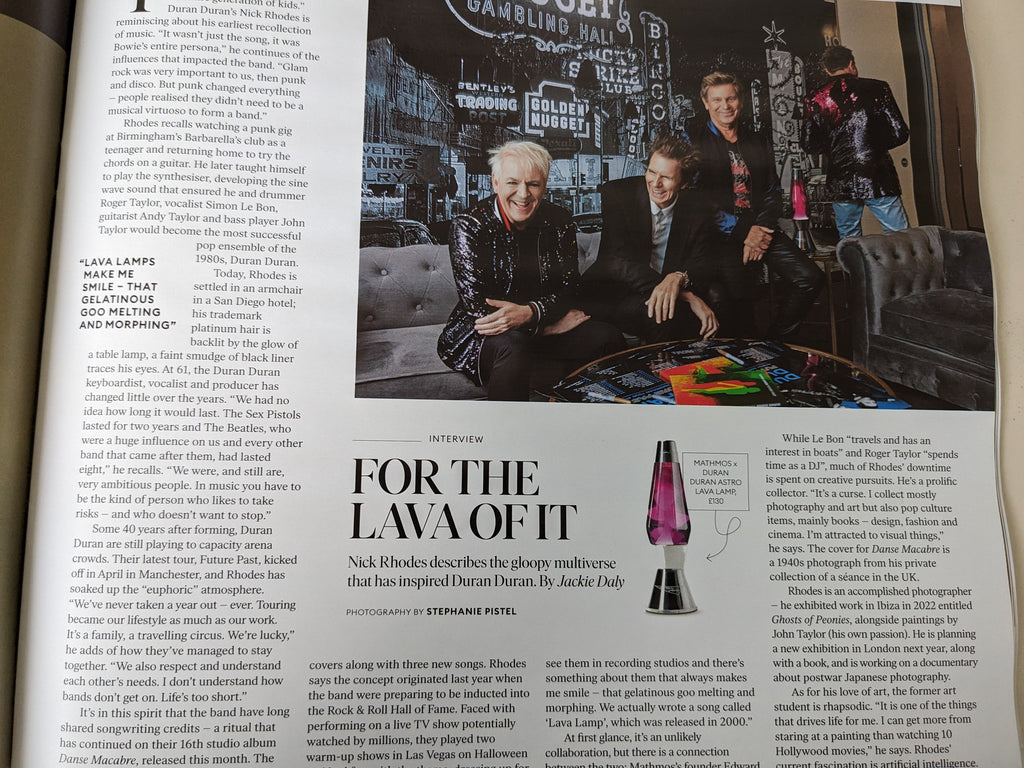 Financial Times Magazine, Duran Duran Nick Rhodes - October 2023