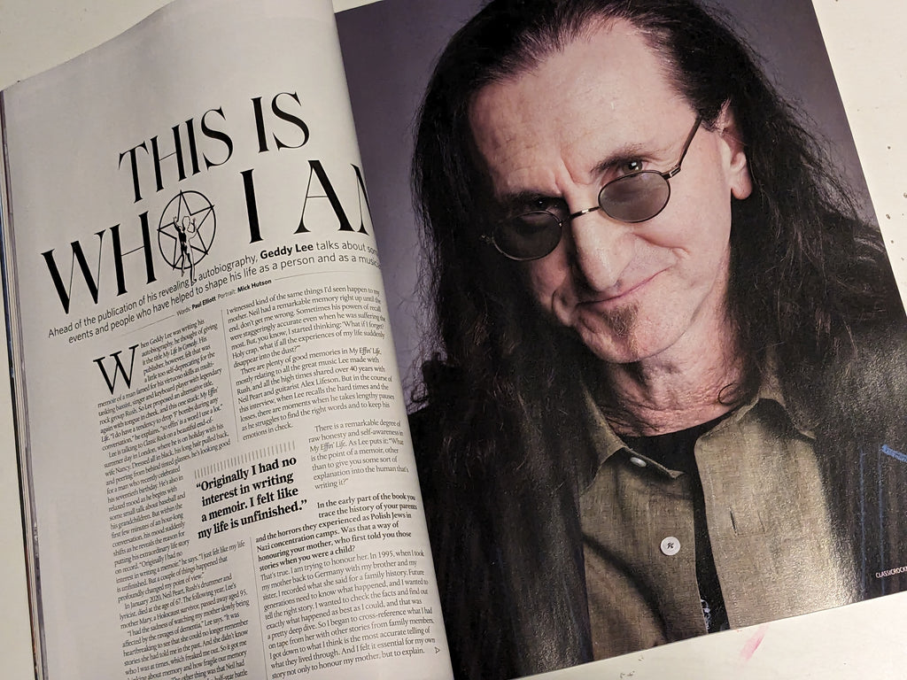 CLASSIC ROCK - Issue 321 / December 2023 Geddy Lee Rush Interview