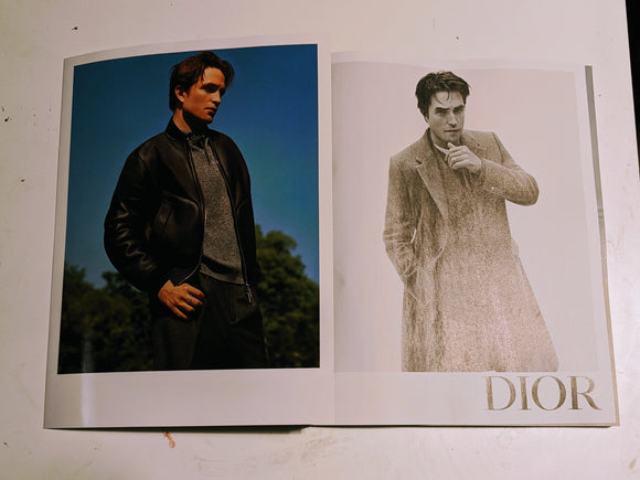 British Esquire magazine Winter 2023 Robert Pattinson Dior Spread