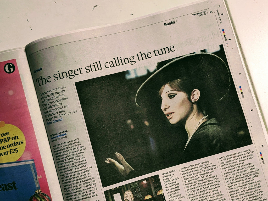 OBSERVER NEW REVIEW 19/11/2023 Barbra Streisand