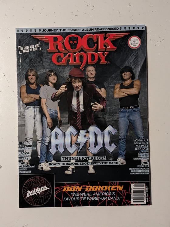 Rock Candy Magazine Issue 41 December 2023 AC/DC ACDC Def Leppard