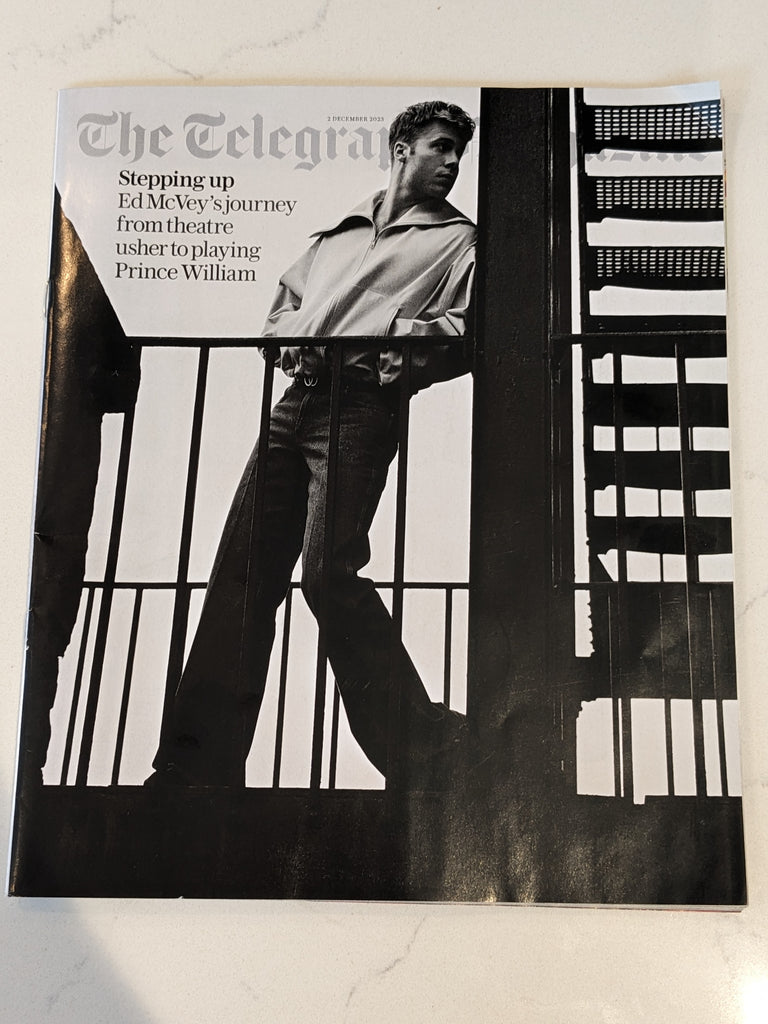 Telegraph Magazine 2nd December 2023 Ed McVey Prince William The Crown