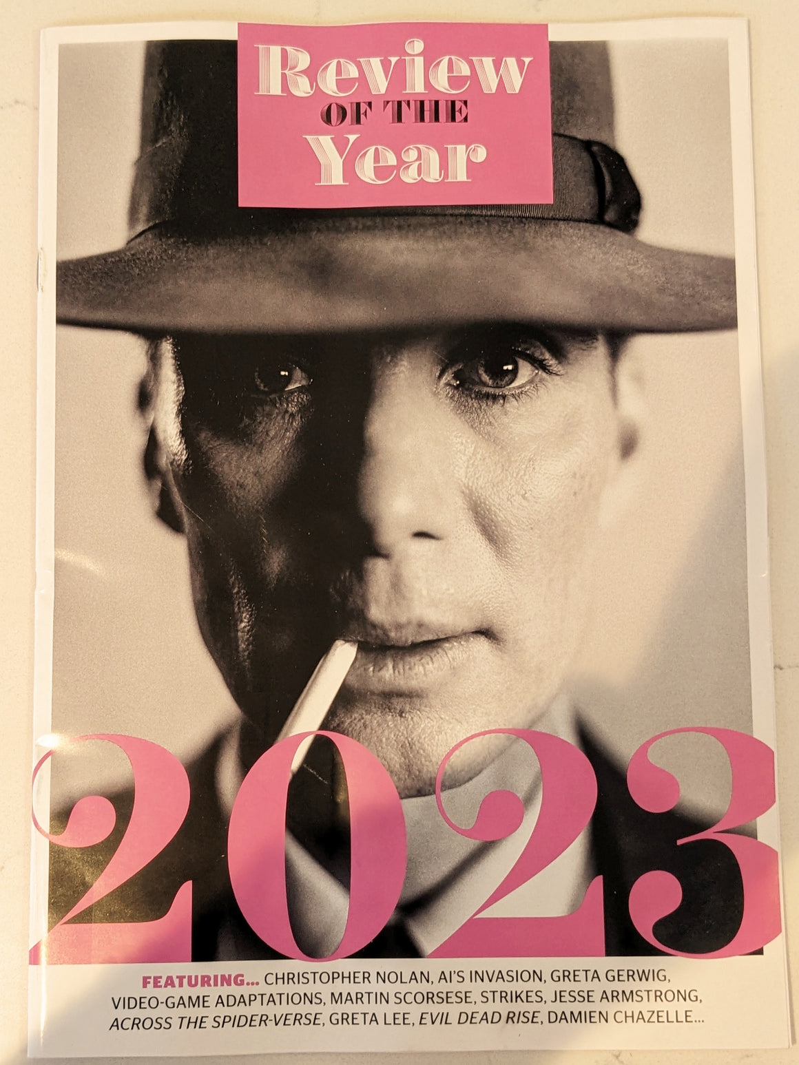 TOTAL FILM Review of the Year 2023 Magazine Cillian Murphy Oppenheimer