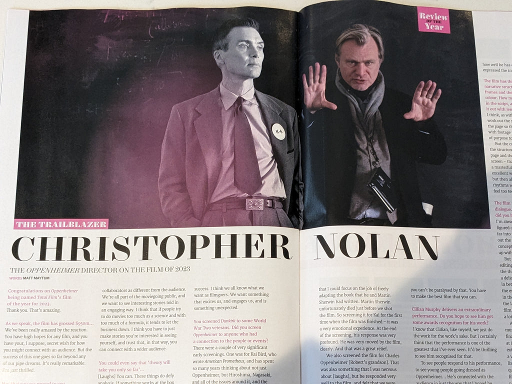 TOTAL FILM Review of the Year 2023 Magazine Cillian Murphy Oppenheimer