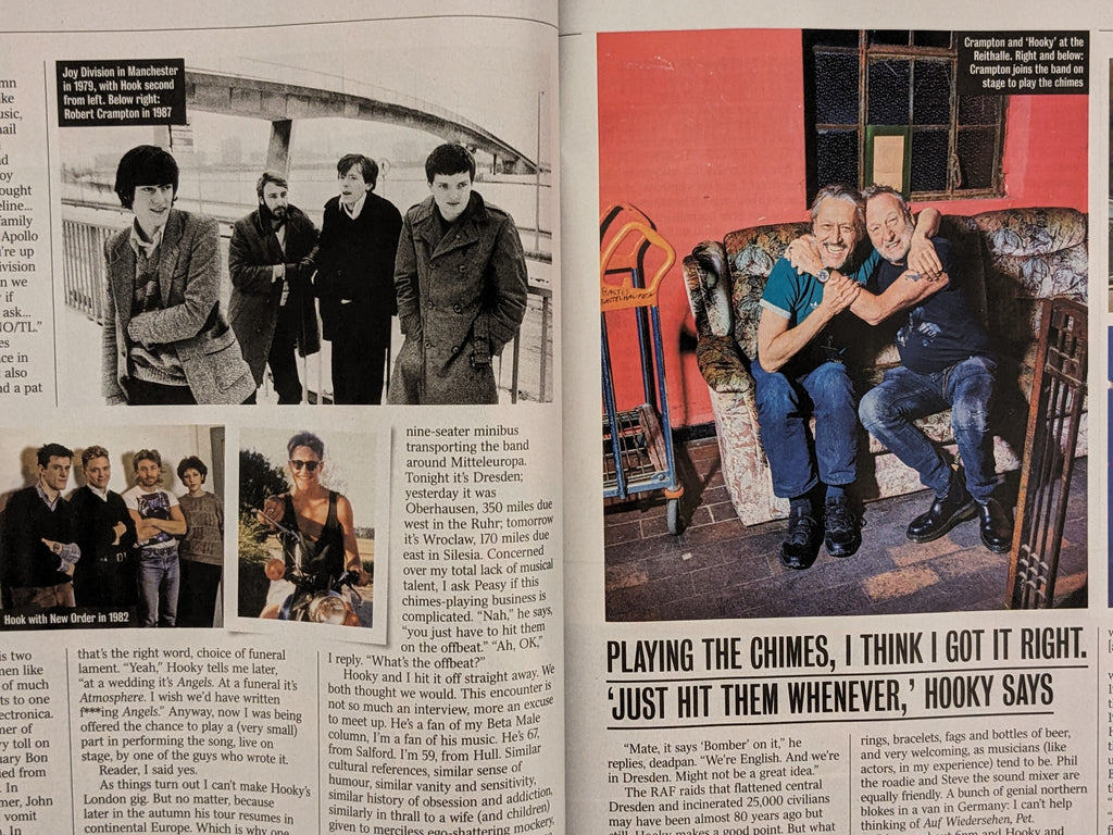 TIMES Magazine UK Dec 2023: PETER HOOK interview JOY DIVISION Ian Curtis