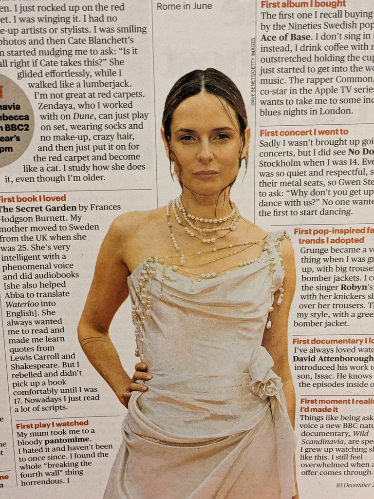 CULTURE Mag 10/12/2023 BERTIE CARVEL Rebecca Ferguson Timothee Chalamet Wonka