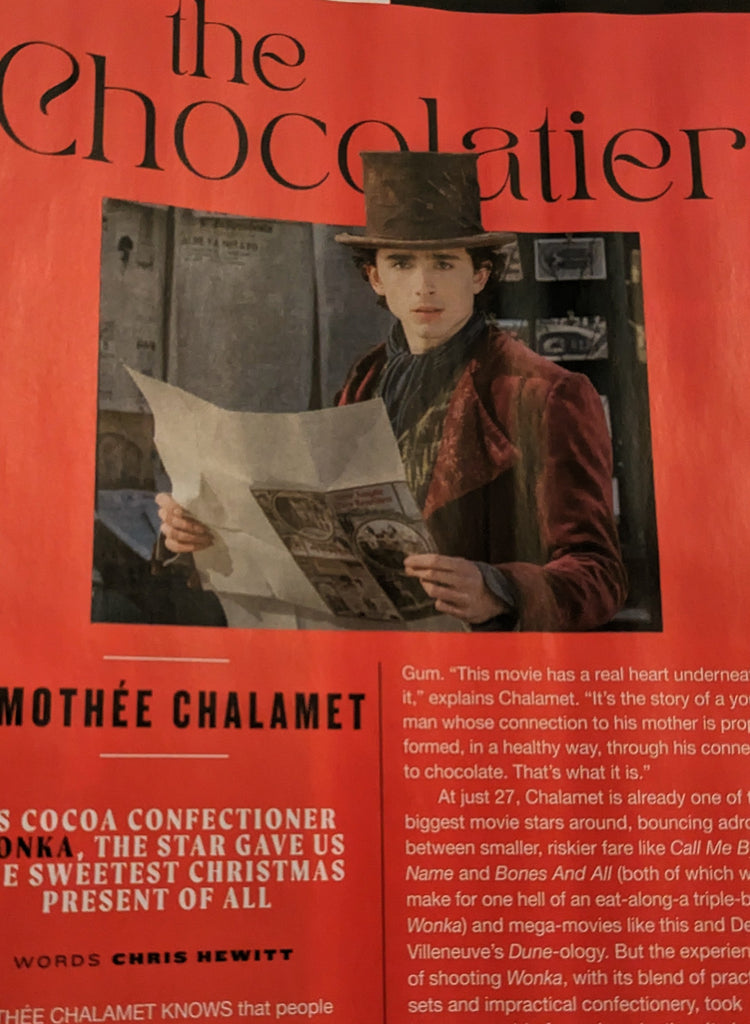 Empire Magazine February 2024: Timothee Chalamet on Wonka Ke Huy Quan